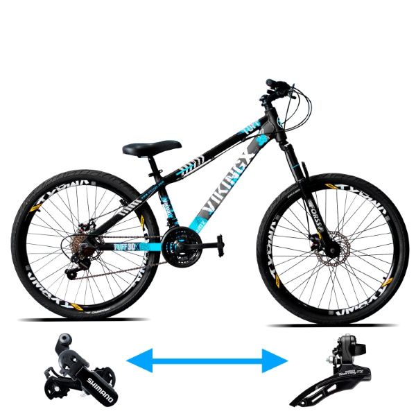 BICICLETA VIKINGX TUFF 30 ARO 26 FREERIDE