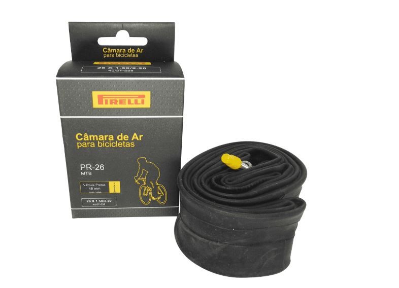 CAMARA DE AR PIRELLI 26 VALVULA PRESTA 48mm