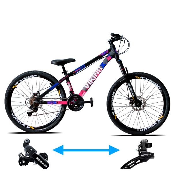 BICICLETA VIKINGX TUFF 30 ARO 26 FREERIDE