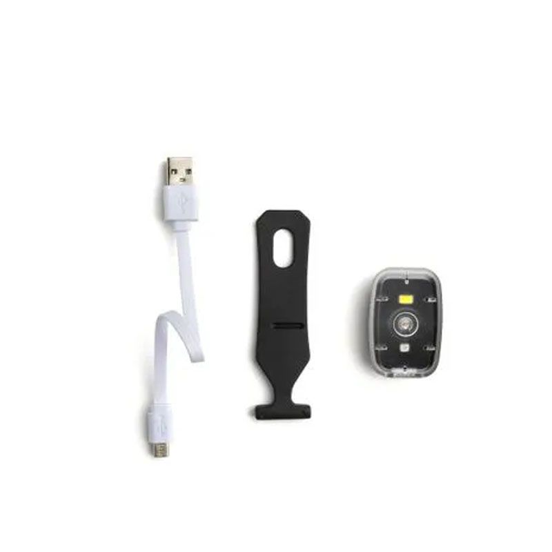 FAROL CLIP COM LUZ DIANT/TRAS USB 