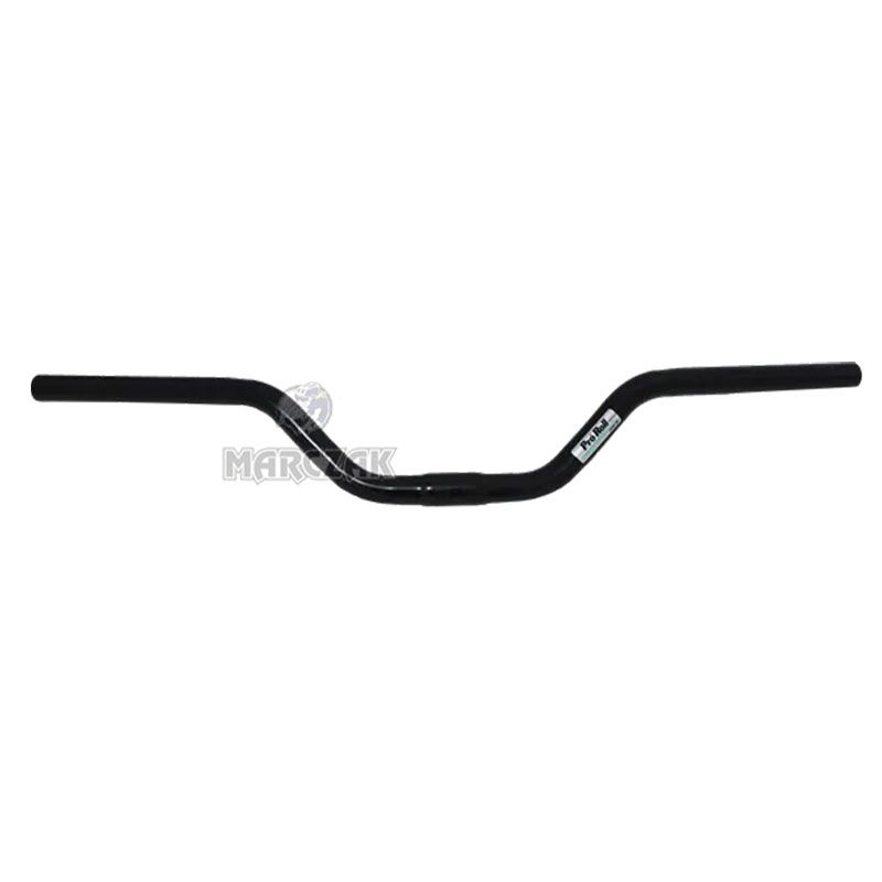 GUIDÃO MTB CURVO AÇO 12 cm PRETO 